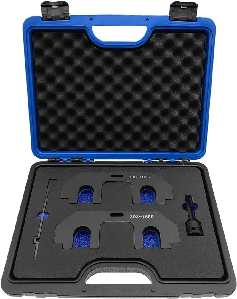 ZKTOOL 303-1655 3.5L Engine Camshaft Holding Alignment Timing Tool, Compatible with Ford 3.5L EcoBoost Upgraded GT F-150 Expedition Navigator, with RT11 Cylinder Head Screw Removal Socket - Image 1